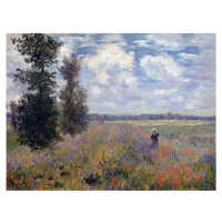 Reprodukcia obrazu Claude Monet - Poppy Fields near Argenteuil, 40 × 30 cm