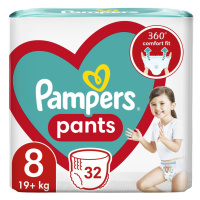 PAMPERS Plienky nohavičkové Active Baby Pants veľ. 8 (32 ks) 19+ kg