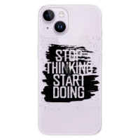 Odolné silikónové puzdro iSaprio - Start Doing - black - iPhone 14