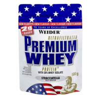 Premium Whey Protein - Weider, príchuť čokoláda nugát, 500g