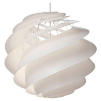 LE KLINT Swirl 3 Large – závesná lampa v bielej