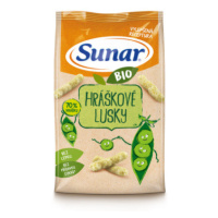 SUNAR Bio detské chrumky hráškové struky 45 g