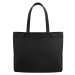 UNIQ HAVA RPET FABRIC TOTE BAG (UP TO 14") - MIDNIGHT BLACK (MIDNIGHT BLACK)