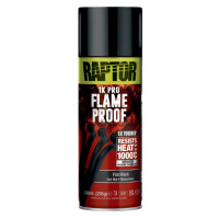 RAPTOR 1K FLAMEPROOF - Žiaruvzdorná farba v spreji flat black, 0,295 kg