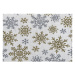 Dakls Prestieranie Snowflakes biela, 33 x 48 cm