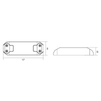 LED budič Basic, DIM, CC, D70020UF/20W