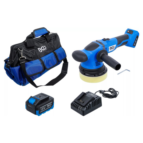 Excentrická AKU leštička, sada, 18V - BGS 7394