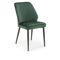 Designová stolička Rickie tmavozelená