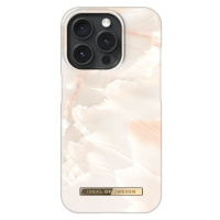 Ochranný kryt Fashion iDeal Of Sweden pre iPhone 15 Pro Rose Pearl Marble