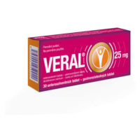 VERAL 25 mg 30 tbl