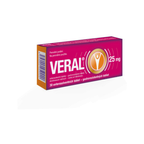 VERAL 25 mg 30 tbl