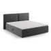 Tmavosivá boxspring posteľ s úložným priestorom 180x200 cm Arendal – Cosmopolitan Design