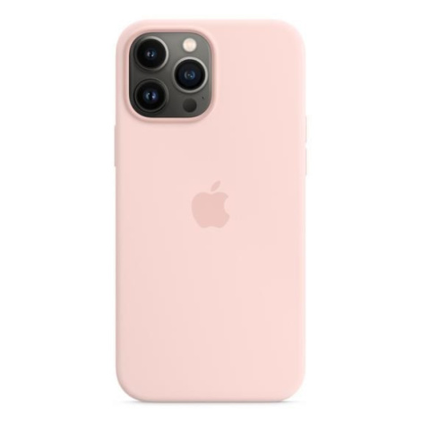 APPLE iPhone 13 Pre Max Silicone Case with MagSafe – Chalk Pink