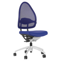 Dizajnová kancelárska otočná stolička, so sieťkovým operadlom Topstar
