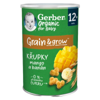 GERBER Organic chrumky s mangom a banánom 35 g