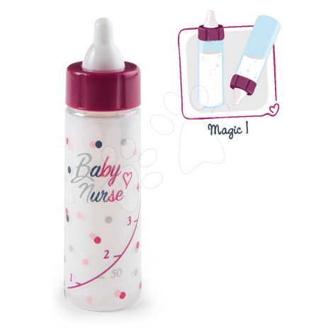 Fľaška na kŕmenie bábiky Magic Bottle Baby Nurse Smoby s ubúdajúcim mliekom od 12 mes