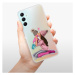 Odolné silikónové puzdro iSaprio - Kissing Mom - Brunette and Girl - Samsung Galaxy A34 5G