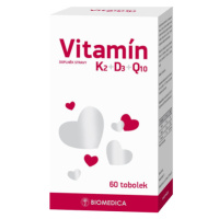 Biomedica Vitamín K2+D3+Q10 60 cps