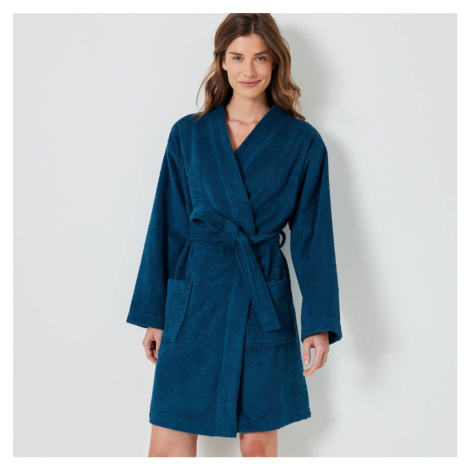 Krátky unisex župan s kimono golierom