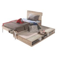Študentská posteľ 120x200 s prístelkou a úložným priestorom veronica
