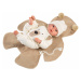 Llorens 63645 NEW BORN - realistická bábika bábätko so zvukmi a mäkkým látkovým telom - 36