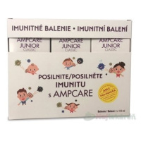 AMPCARE JUNIOR CLASSIC IMUNITNÉ BALENIE sirup 3x150 ml