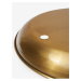 Dekoračná kovová vzorovaná tácka 42cm SIFCON v zlatej farbe