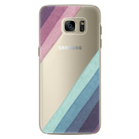 Plastové puzdro iSaprio - Glitter Stripes 01 - Samsung Galaxy S7
