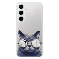 Odolné silikónové puzdro iSaprio - Crazy Cat 01 - Samsung Galaxy S24