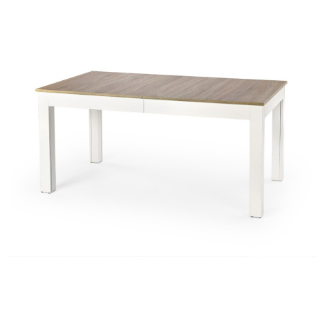 Jedálenský rozkladací stôl Severo 160/300 cm dub sonoma/biely Halmar