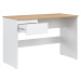 Sconto Písací stôl ERNIE RM15 dub evoke/biela