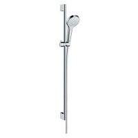 Hansgrohe Croma Select S, sprchová súprava Vario EcoSmart 9 l/min so sprchovou tyčou 90 cm, biel