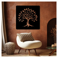 Drevený strom života na stenu - Zafír, Čierna