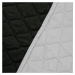 Čierno-strieborný obojstranný pléd z mikrovlákna DecoKing Axel, 170 × 210 cm
