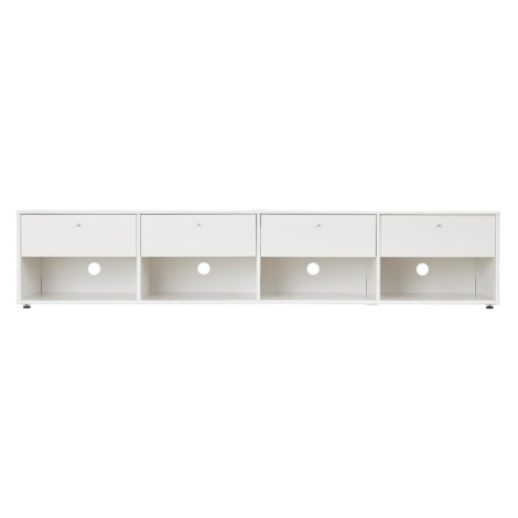 Biely TV stolík 214x45 cm Mistral – Hammel Furniture