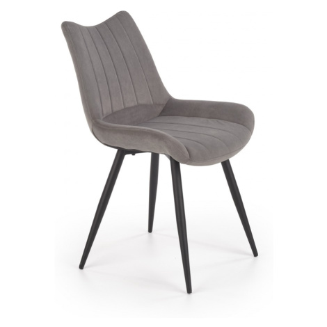 Designová stolička Minna sivá Halmar