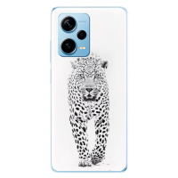 Odolné silikónové puzdro iSaprio - White Jaguar - Xiaomi Redmi Note 12 Pro+ 5G