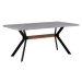 Jedálenský stôl betónový efekt BENSON 160 × 90 cm, 188723