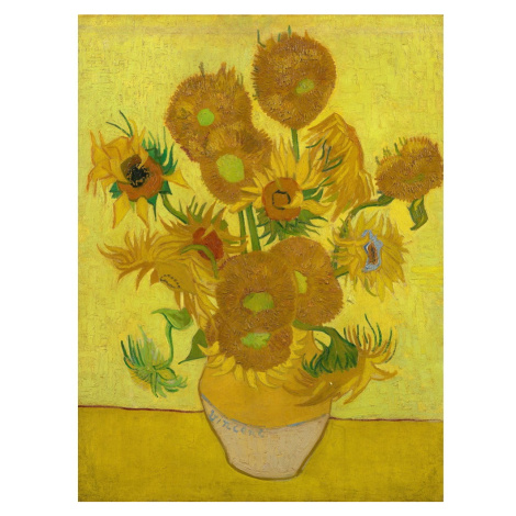 Obraz - 30x40 cm reprodukcia Sunflowers, Vincent van Gogh – Fedkolor