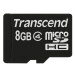 Karta TRANSCEND MicroSDHC 8 GB triedy 4, bez adaptéra