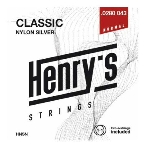 Henry's HNSN Classic Nylon Silver - 0280" - 043"