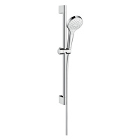 Hansgrohe Croma Select S, sprchová súprava Vario so sprchovou tyčou 65 cm, biela/chrómová, HAN-2