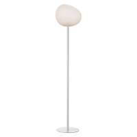 Foscarini Gregg media stojaca lampa, 151 cm, biela