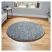 Sivý okrúhly koberec ø 133 cm Vista – Think Rugs