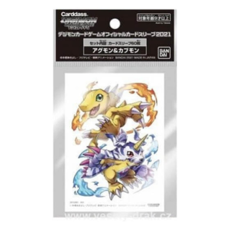 Bandai Digimon: obaly na karty Agumon & Gabumon (60 ks)