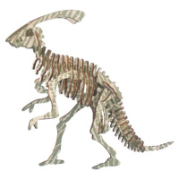 Woodcraft Drevené 3D puzzle Parasaurolophus