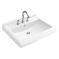 Zápustné umývadlo Villeroy & Boch Hommage 63x52,5 cm tri otvory pre batériu 7102A1R1