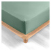 Zelená napínacia plachta z bavlneného perkálu 180x200 cm Percaline – douceur d'intérieur