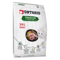 Krmivo Ontario Cat sensitive/Derma 6,5kg