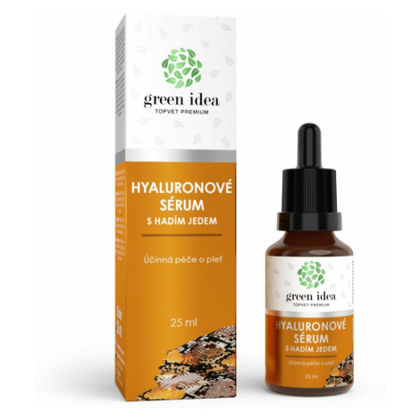 Green Idea Hyaluronové sérum s hadím jedom, 25 ml